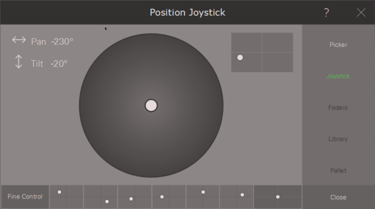 [Translate to Español:] Position Joystick