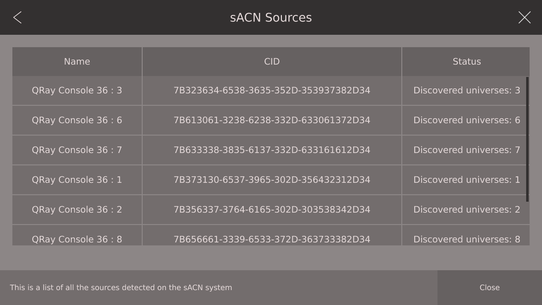 sACN Sources