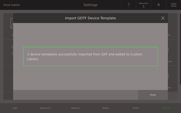 Import gdtf successfully
